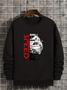 Imagem de Blusa Moletom Masculino Gola redonda streetwear Carro Corrida Estampada