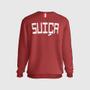 Imagem de Blusa Moletom Masculino Suiça Copa Futebol Confortável Time