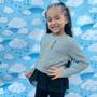 Imagem de Blusa Moletom Menina Sem Capuz Fechada Com Babadinho