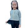 Imagem de Blusa Moletom Menina Sem Capuz Fechada Com Babadinho