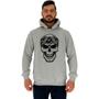Imagem de Blusa Moletom Tradicional Com Touca MXD Conceito Caveira Com Bandana