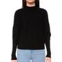 Imagem de Blusa Morcego Manga Longa Gola Alta Soltinha Social Moda Feminina