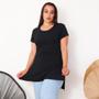 Imagem de Blusa Mullet Fendas Tapa Bumbum Moda Feminina Plus Size