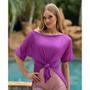 Imagem de Blusa Mullet Solta de Tule Roxo