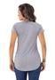 Imagem de Blusa Mullet Tampa Bumbum Feminina Básica Viscose Lisa Slim 3027.C1