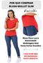 Imagem de Blusa Mullet Tampa Bumbum Feminina Básica Viscose Lisa Slim 3027.C1