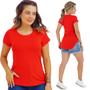 Imagem de Blusa Mullet Tampa Bumbum Feminina Básica Viscose Lisa Slim 3027.C1
