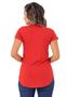 Imagem de Blusa Mullet Tampa Bumbum Feminina Básica Viscose Lisa Slim 3027.C1