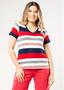 Imagem de Blusa Pau a Pique Listrada Vermelho