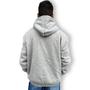 Imagem de Blusa Peluciada De Frio Moletom Masculina Capuz Ziper Cordão