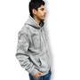 Imagem de Blusa Peluciada De Frio Moletom Masculina Capuz Ziper Cordão