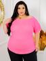 Imagem de Blusa plus size ciganinha caída no ombro - vários modos de usar