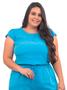 Imagem de Blusa Plus Size Em Liocel, Azul Claro