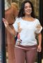Imagem de Blusa Plus Size Estampada em Poliéster com Gola Redonda