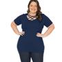 Imagem de Blusa Plus Size Feminino Com Tiras 103722