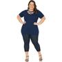 Imagem de Blusa Plus Size Feminino Com Tiras 103722