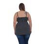 Imagem de Blusa Plus Size Regata Listrada Com Laço