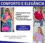 Imagem de Blusa Plus Size Tecido Fino Modelagem Elegante Com Detalhe