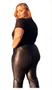 Imagem de Blusa Poá Tule Transparente Bolinha Plus Size Grande