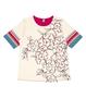 Imagem de Blusa Poly Touch Flores Rovitex Rosa