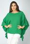 Imagem de Blusa Poncho Baguari Amplo Verde Light