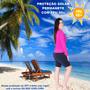 Imagem de Blusa Proteção Solar Verão Uv 50+ Feminina Praia Piscina Lazer Esportes
