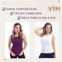 Imagem de Blusa Regata Alça Larga Várias Cores Lisa Ribana Casual