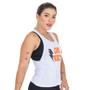 Imagem de Blusa Regata Feminina Fitness Básica Sport Estampada Nadador