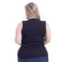 Imagem de Blusa Regata Feminina Plus Size do 44 ao 50 Alça Larga Basic