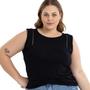 Imagem de Blusa regata visco plus size 40824a