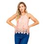 Imagem de Blusa rendada com gola em perola