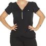 Imagem de Blusa Scrub Transpassada Preto