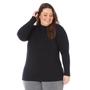 Imagem de Blusa segunda pele plus size preta 