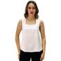 Imagem de Blusa Sol Modas Regata Gola Quadrada Feminina