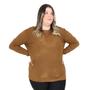 Imagem de Blusa Suéter Tricot com Nervuras Plus Size Feminino