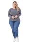 Imagem de Blusa t-shirt básica decote redondo plus size 502a