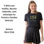 Imagem de Blusa T-Shirt em Malha Amore Nice Club com Estampa