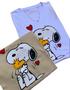 Imagem de Blusa T Shirt estampa Snoopy Areia