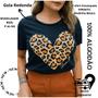 Imagem de Blusa t-shirt estampada feminina slim promocional 3037a