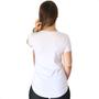 Imagem de Blusa T shirt Max Long Redonda Longuinha Tapa Bumbum Academia Moda Fitness Manga Curta