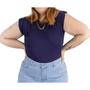 Imagem de Blusa t-shirt muscle plus size feminina fashion viscolycra cavada