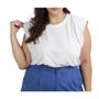 Imagem de Blusa t-shirt muscle plus size feminina fashion viscolycra cavada