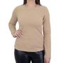 Imagem de Blusa Térmica Feminina City Lady Plus Size Kaqui - 678045