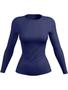 Imagem de Blusa Térmica Feminina Peluciada Segunda Pele Manga Longa Gola Redonda