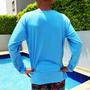 Imagem de Blusa Térmica Infantil Unissex Proteção Solar UV Moda Praia Piscina Verão Dry-fit Tecido Leve