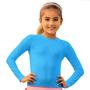 Imagem de Blusa Térmica Infantil Unissex Proteção Solar UV Moda Praia Piscina Verão Dry-fit Tecido Leve