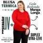 Imagem de Blusa Térmica Suplex Proteção UV+50 Moda Esportiva Primavera Verão Plus Size Básica 3062A