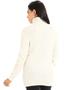 Imagem de Blusa Tricot Feminina Anistia Gola Role Manga Longa Off White