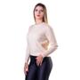 Imagem de Blusa Tricôt Feminina Facinelli 651055 Bege