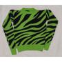 Imagem de Blusa tricôt manga longa estampa zebra moda estilo feminina